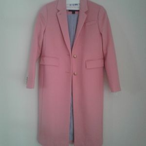 J. Crew Collection Pink Olivia Wool/Cashmere Top Coat Size 2
